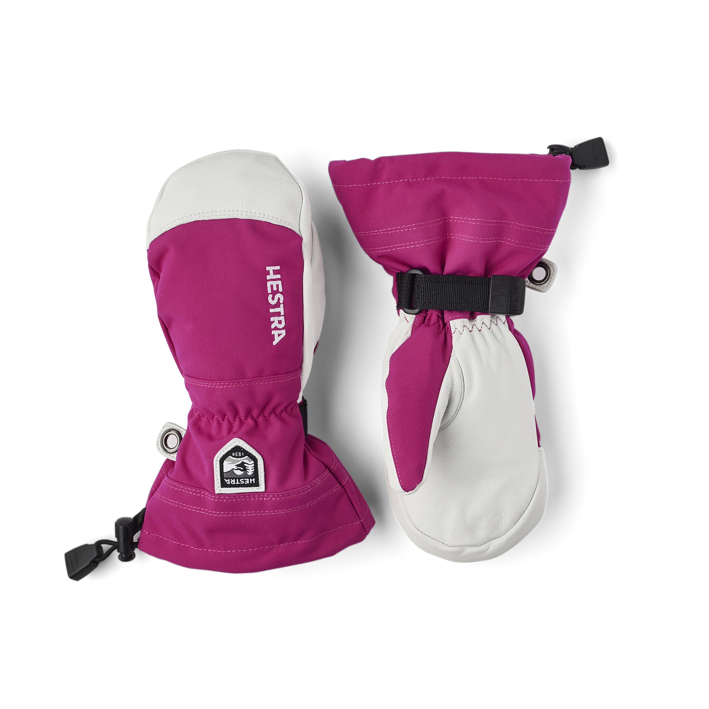 Army Leather Heli Ski Jr. - mitt – Hestra Gloves Army Leather Heli Ski Jr. - mitt – Hestra Gloves