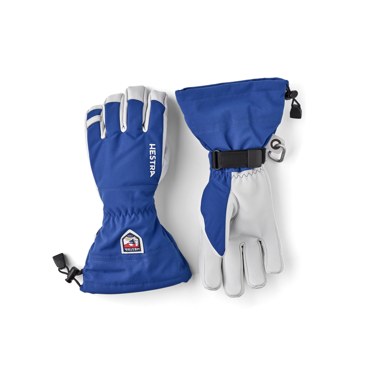 Hestra スキーグローブ サイズ8 青/グレー Army Leather Heli Ski - 5 finger – Hestra Gloves